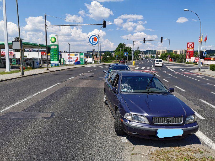 Potrącenie pieszego na przejściu przy placu św. Floriana w Przemyślu