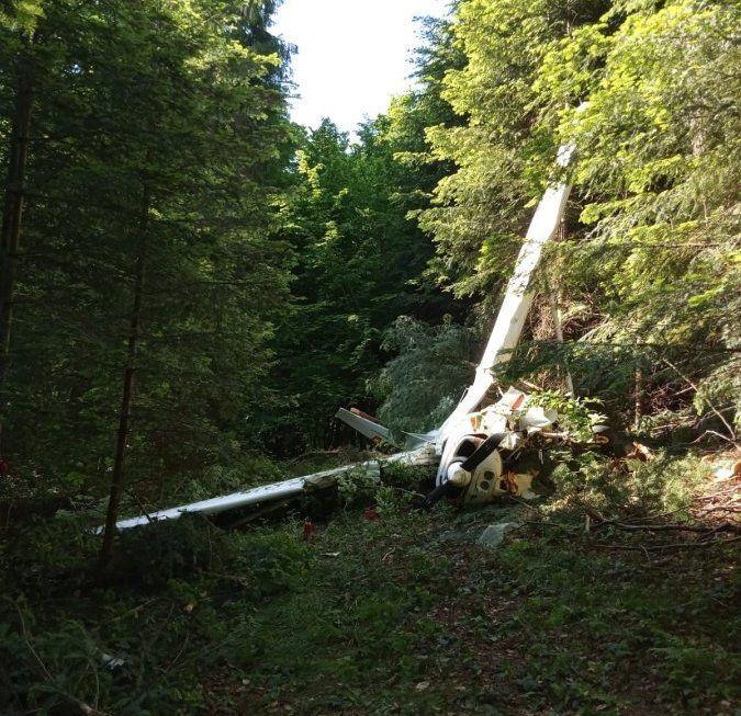 Wypadek awionetki podczas lotu szkoleniowego w Bieszczadach