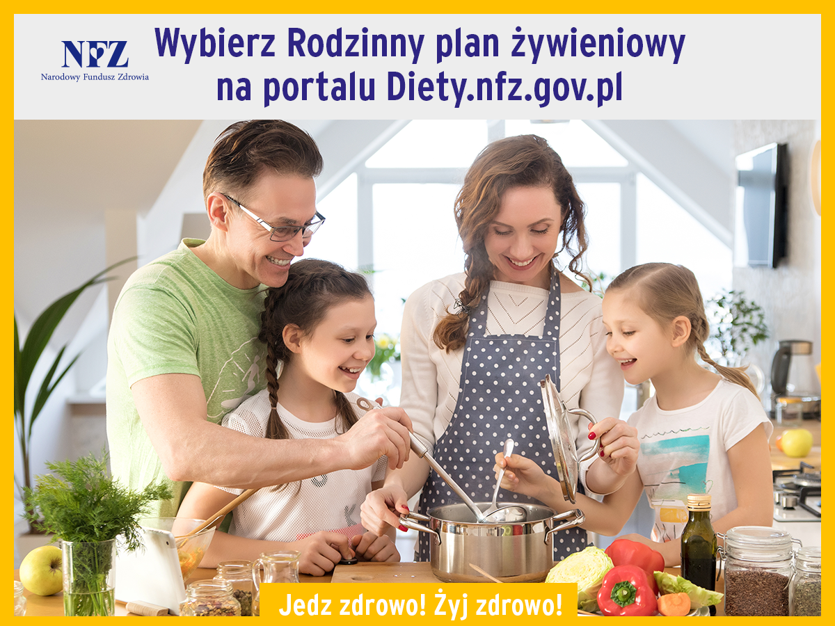 Zdrowe posiłki dla całej rodziny. Nowy portal NFZ