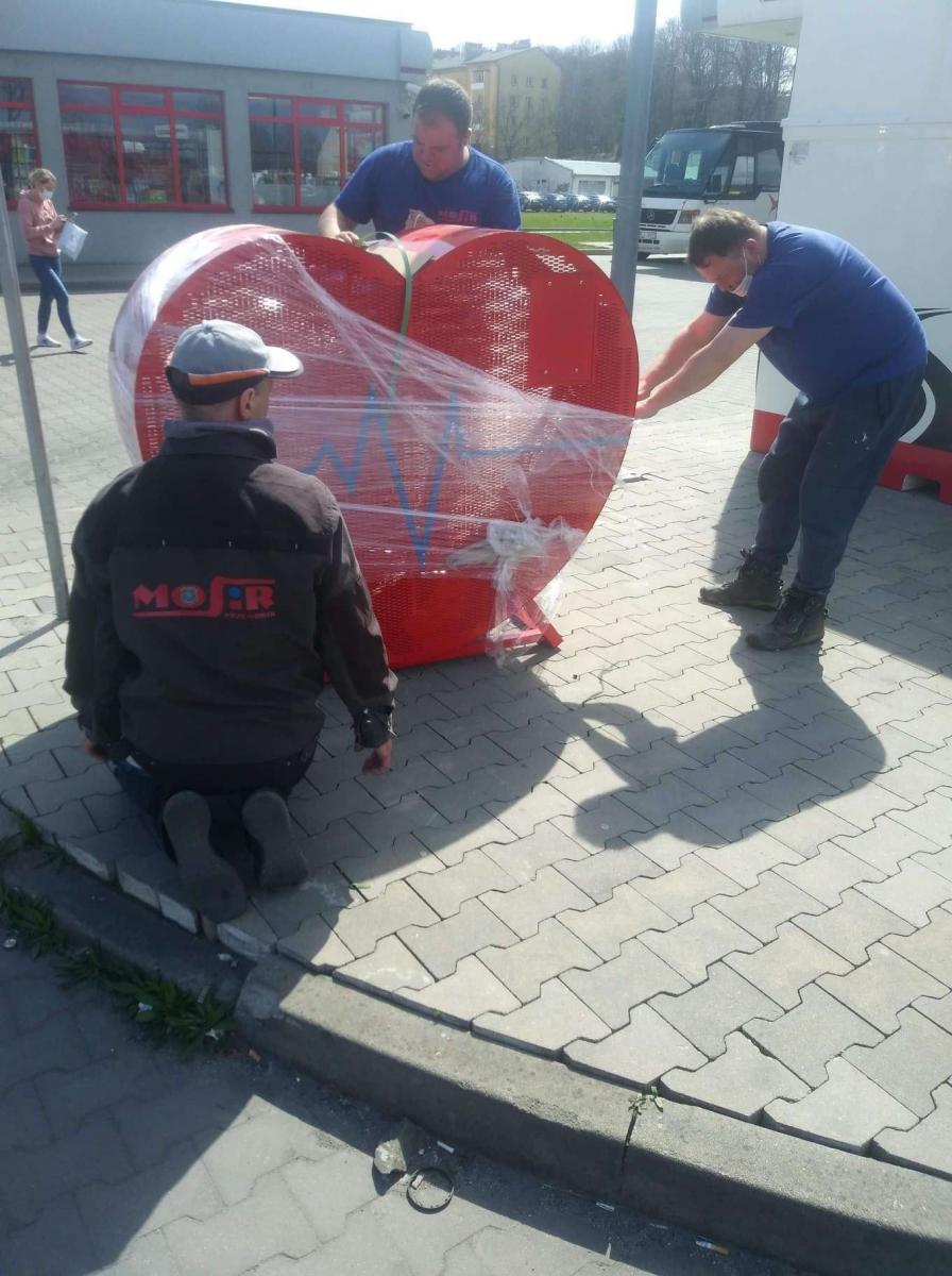 Kolejne serce na nakrętki w Przeworsku [ZDJĘCIA]