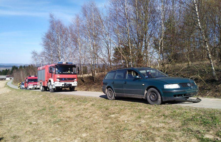Zderzenia motocyklisty z kierującym volkswagenem [ZDJĘCIA]