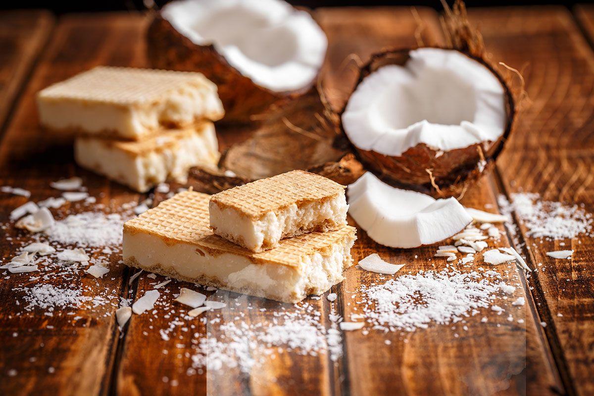 Kokosowe wafelki