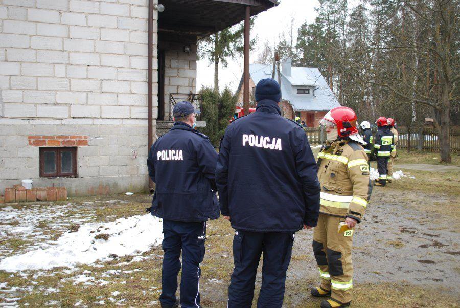 63-letni mężczyzna zginął w pożarze domu