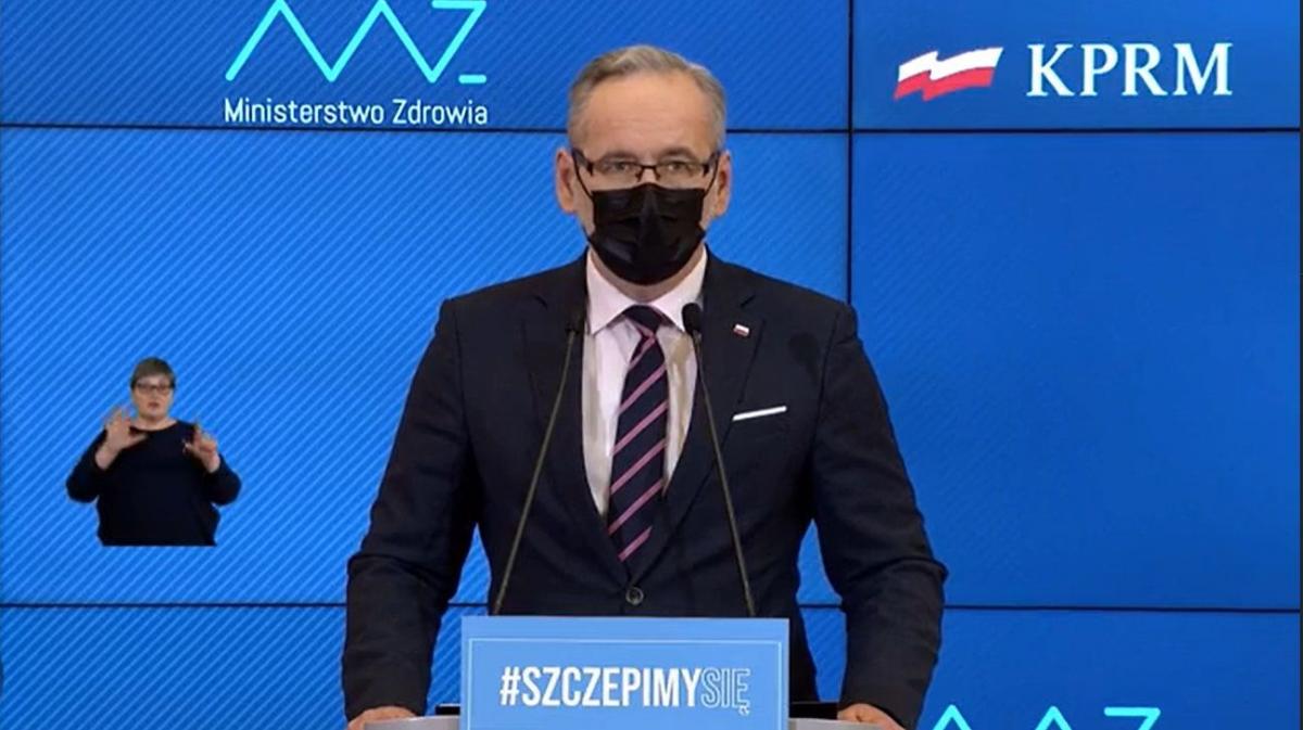 Niedzielski: materializuje się czarny scenariusz tempa rozwoju pandemii