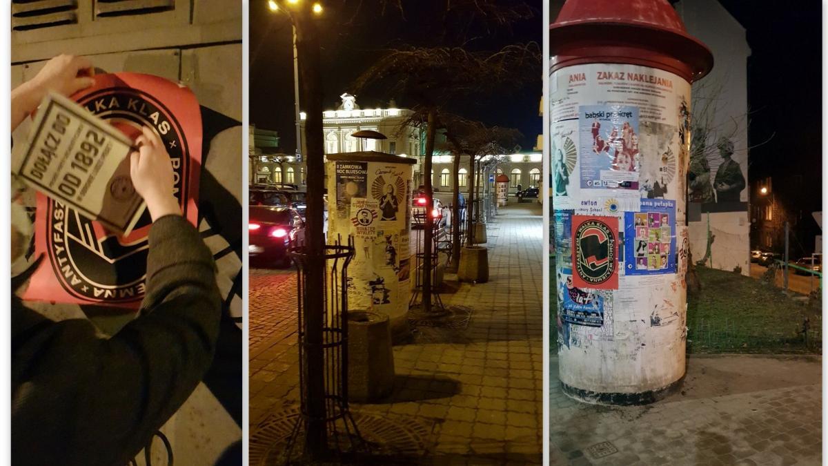 Antyfaszyści oplakatowali Przemyśl [ZDJĘCIA]