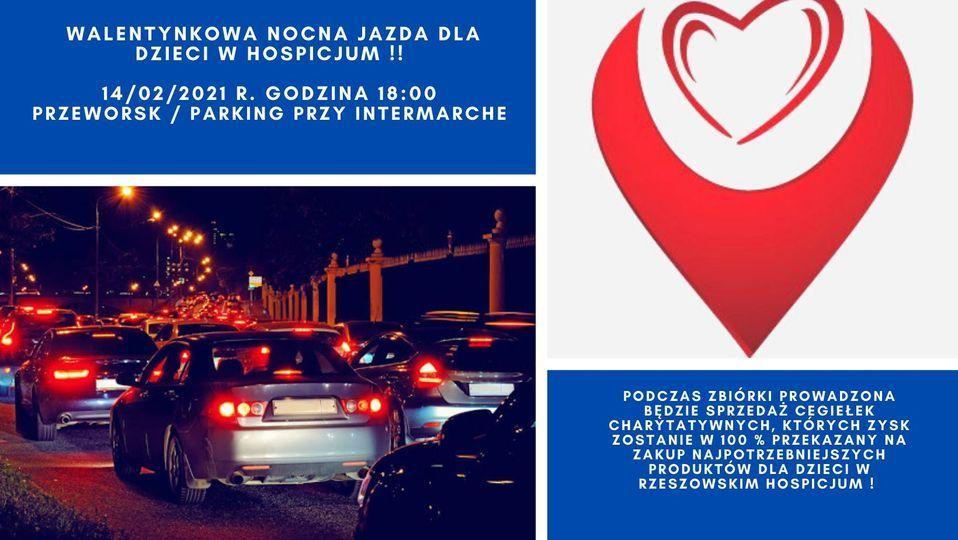 Spędź walentynki w trasie i podaruj cegiełkę małym podopiecznym hospicjum