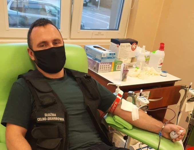 Celnicy i pracownicy KAS oddali krew