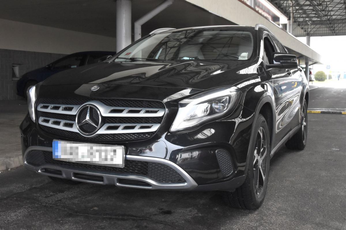 Luksusowy mercedes – pierwszy w tym roku kradziony pojazd zatrzymany na granicy z Ukrainą