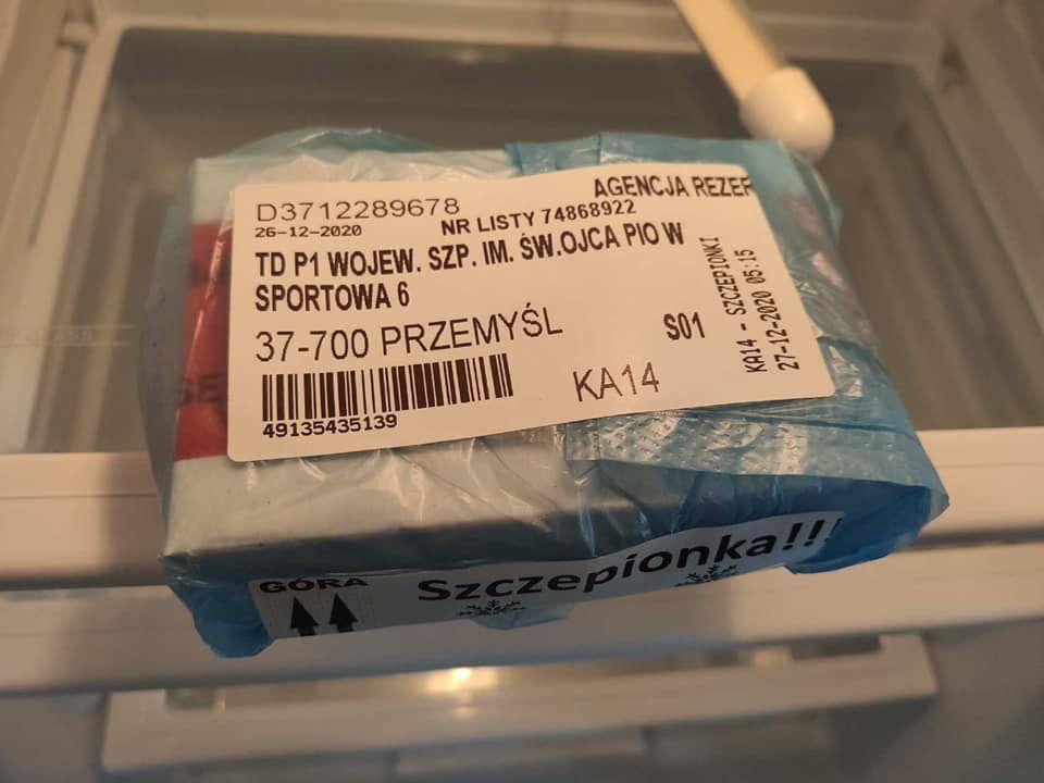 Do przemyskiego szpitala dotarły już pierwsze szczepionki na koronawirusa