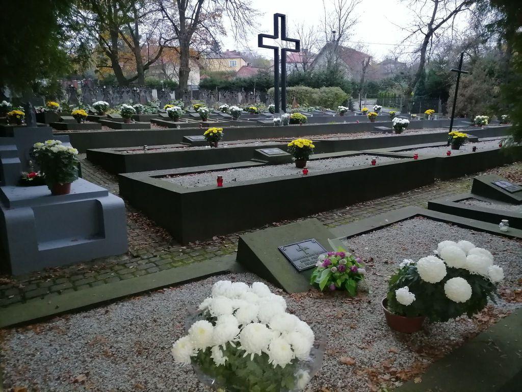 Przemyskie groby wojenne również udekorowano [ZDJĘCIA]