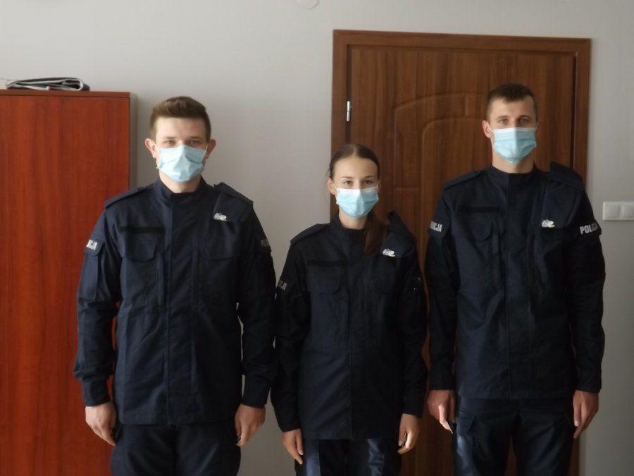 Troje nowych policjantów złożyło ślubowanie