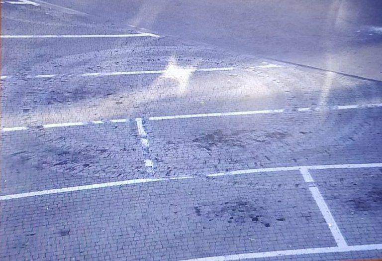 Kręcił „bączki” na parkingu w rynku. Zauważono go przez kamerę monitoringu