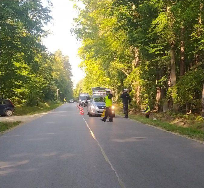 Tragiczny wypadek. Rowerzysta zginął na miejscu