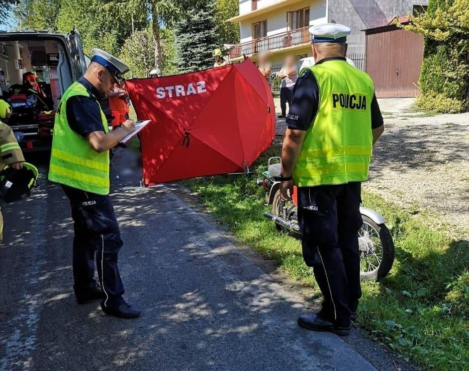 Tragiczny wypadek w Drohobyczce. Nie żyje 80-letni mężczyzna [ZDJĘCIA]