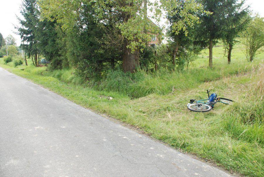 12-letni rowerzysta pod kołami dostawczaka