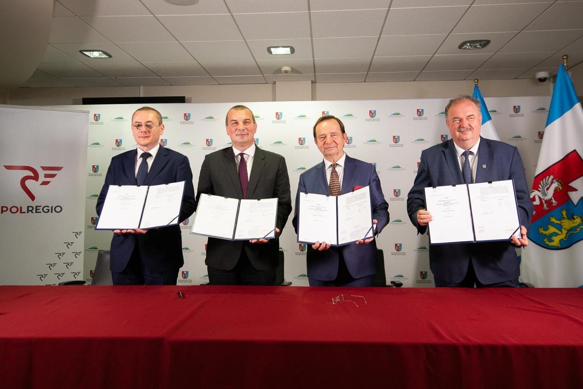 Miasto nad Mleczką częścią wielkiej Podkarpackiej Kolei Aglomeracyjnej