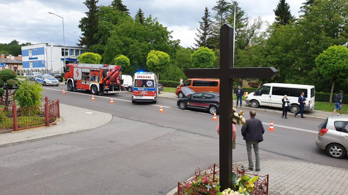 Wypadek na 3 Maja w Przemyślu. Są utrudnienia [ZDJĘCIA] 