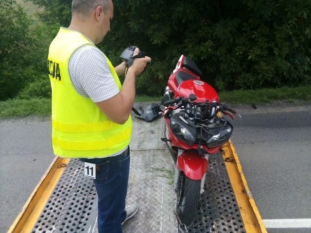 Tragedia na drodze. Zginął młody motocyklista