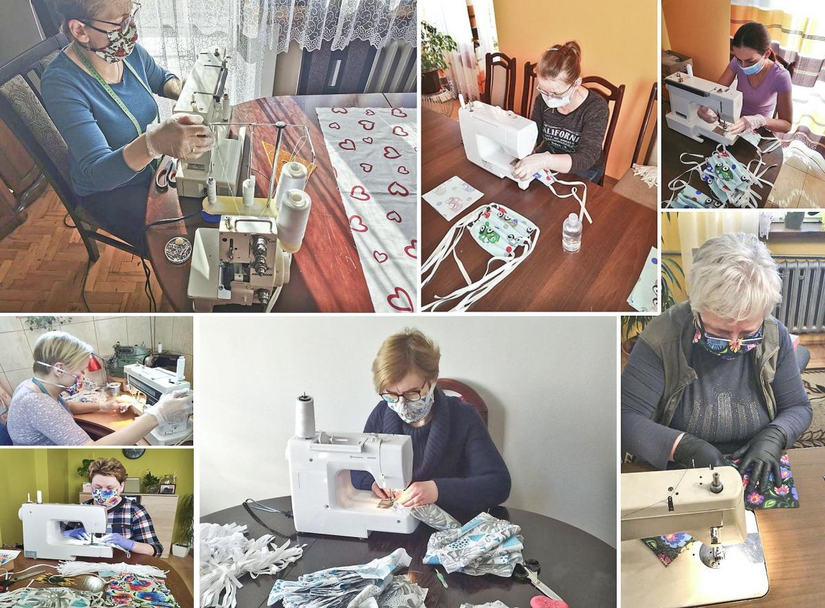 Społecznicy z Kańczugi uszyli 16 tys. maseczek