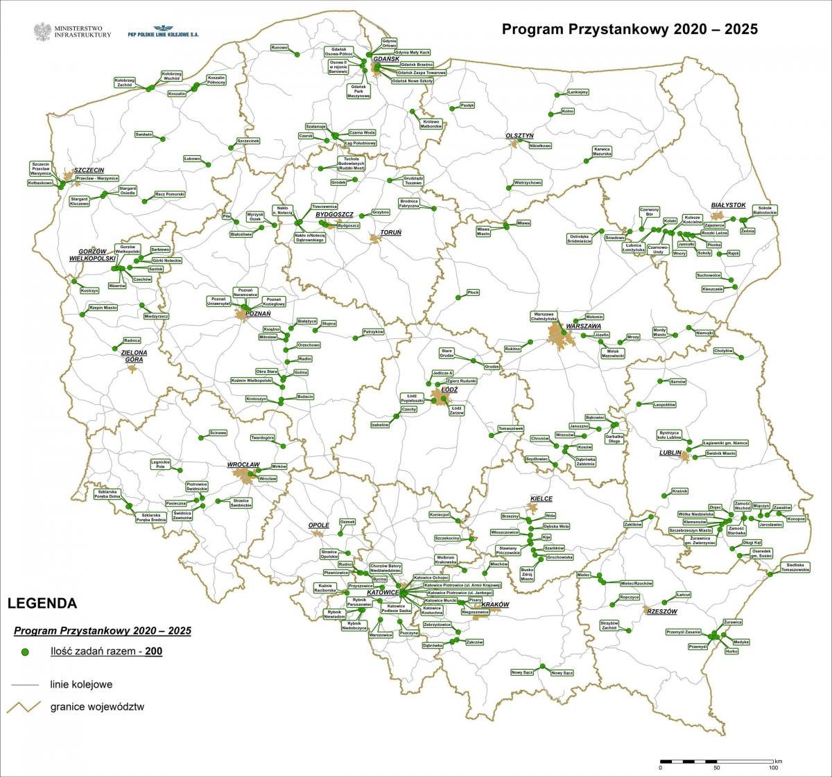 Kolej inwestuje w przystanki. U nas najwięcej