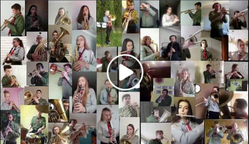 Mazurka 3 Maja – z domu! – wykonuje orkiestra z Żurawicy [WIDEO]
