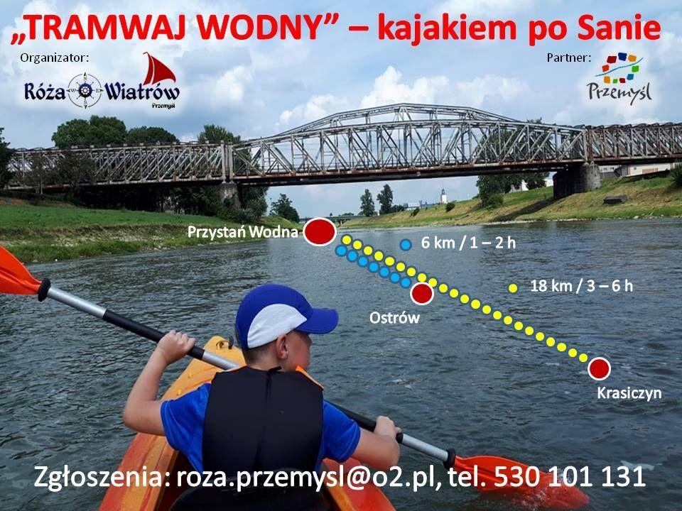 W Przemyślu rusza Tramwaj Wodny. Wspaniały pomysł „Róży Wiatrów”