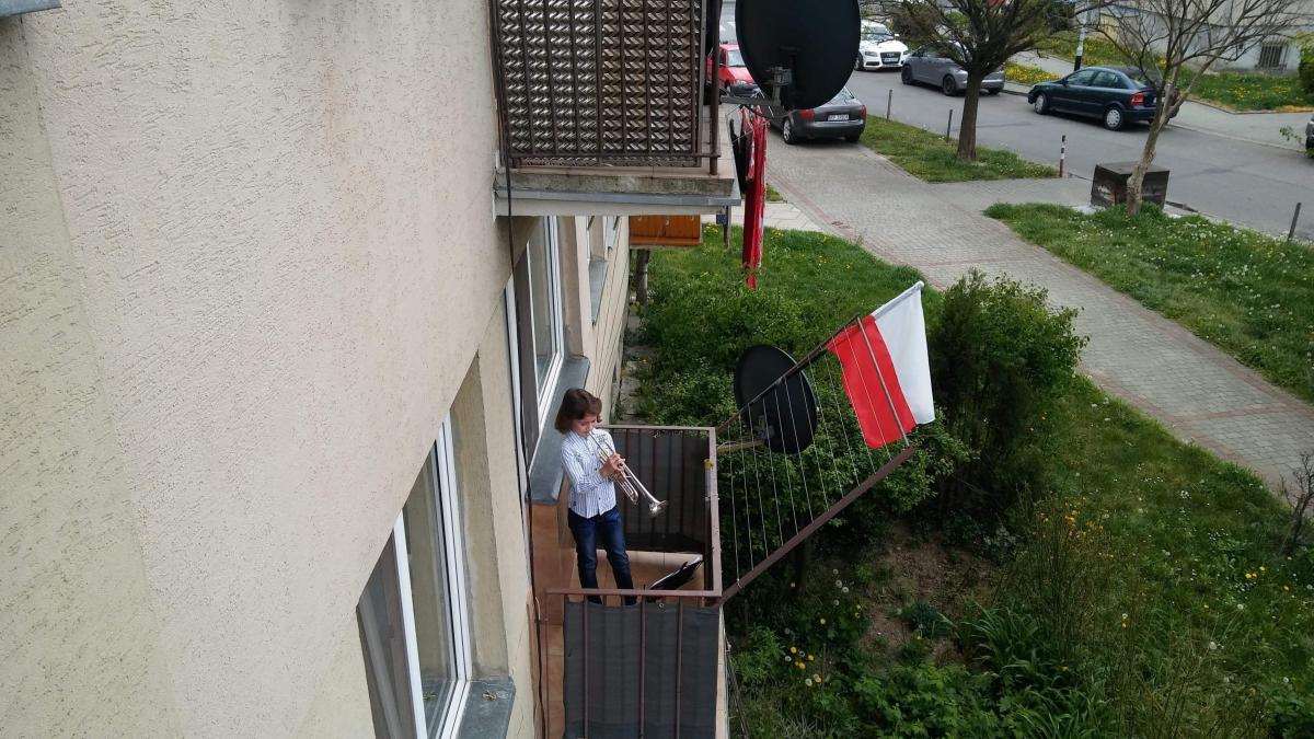 8-letni Rysiu przez weekend majowy wykonuje hejnał Przemyśla [WIDEO]