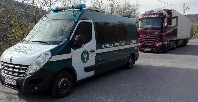 Kierował tirem pod wpływem środków odurzających [ZDJĘCIA]