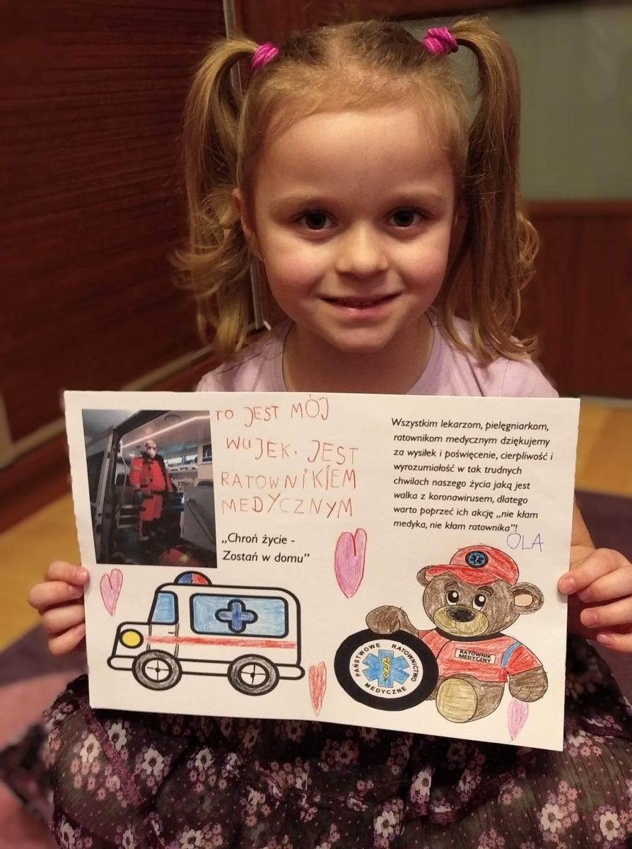 Kartka dla medyka. Akcja w szkołach i przedszkolach