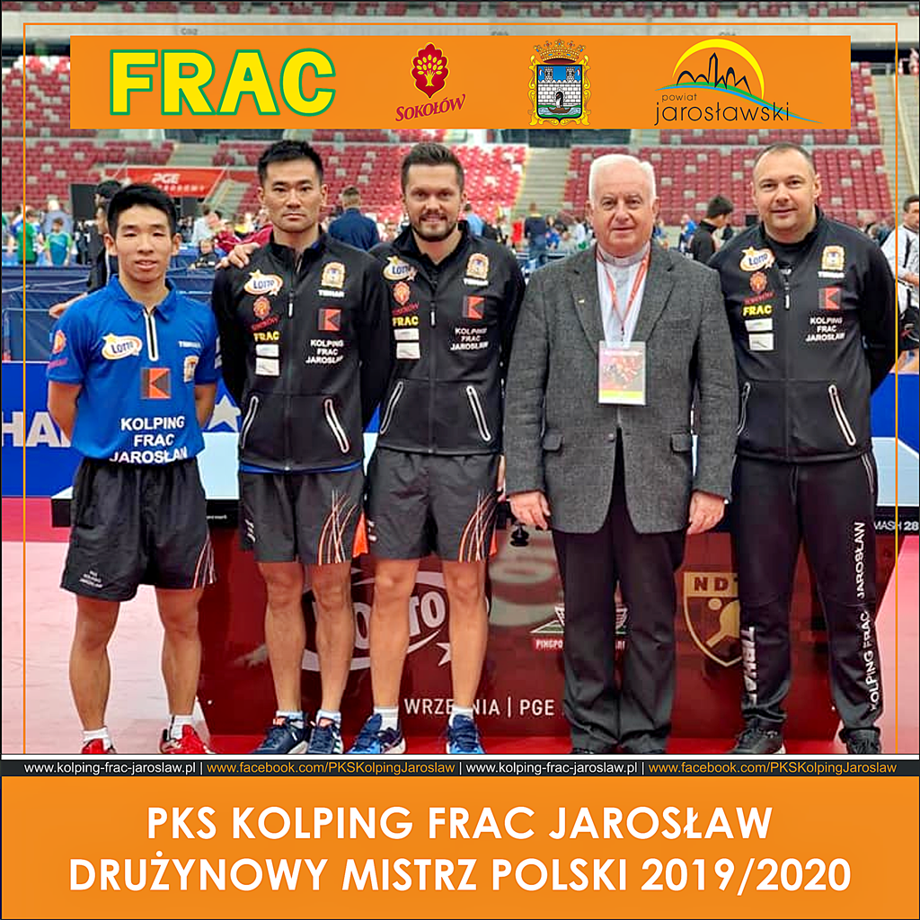 Tenisiści stołowi Kolpinga FRAC Jarosław Drużynowym Mistrzem Polski!