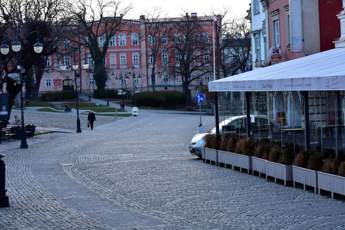 Opustoszałe ulice w Przemyślu [ZDJĘCIA, WIDEO]