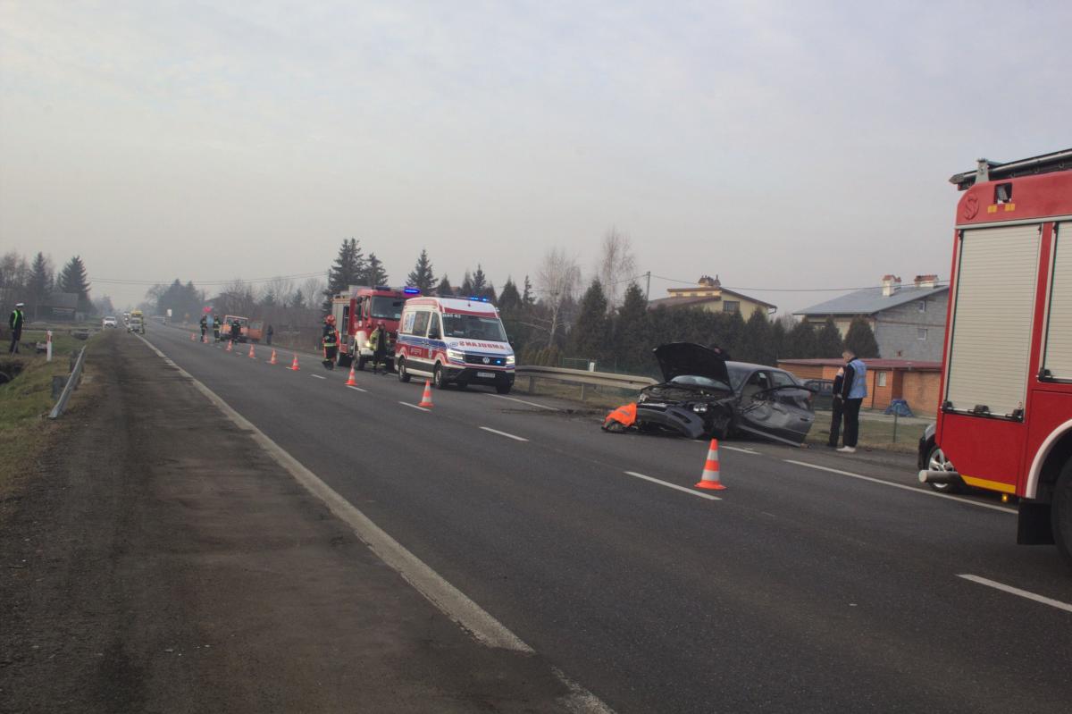 Kolizja w Tuczempach [ZDJĘCIA]