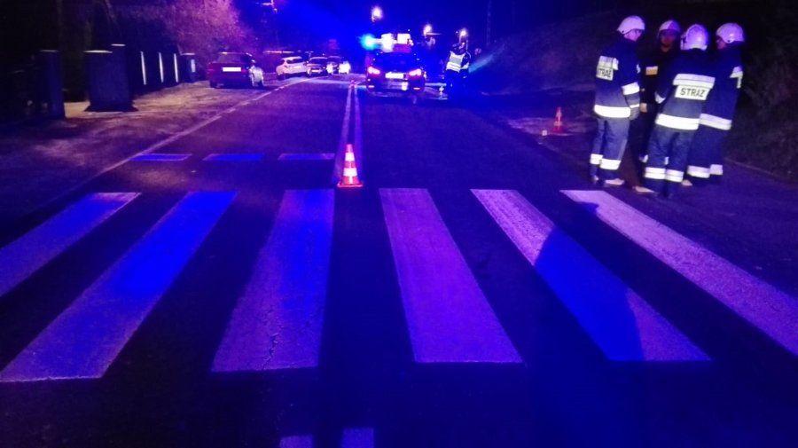 Piesza potrącona na pasach. Kobieta zmarła