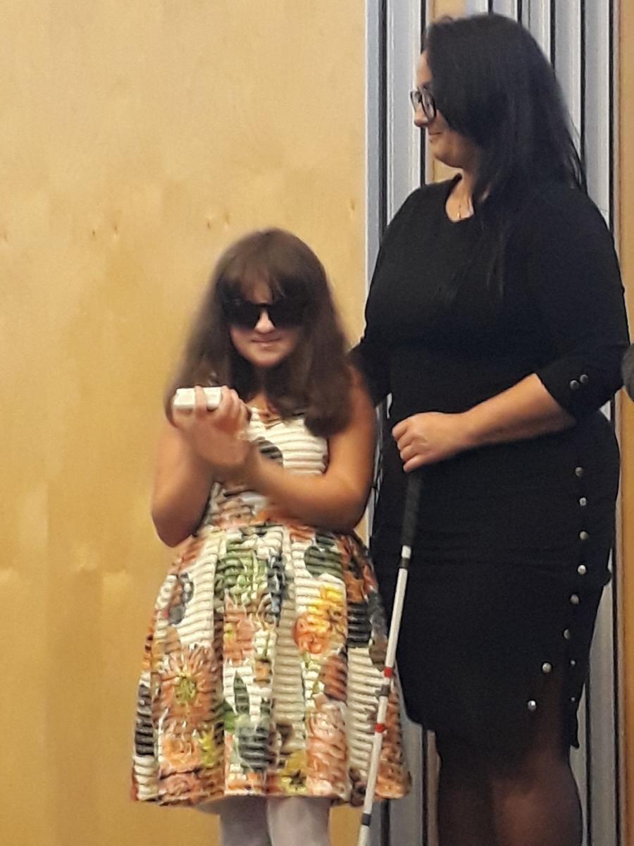 Niewidoma Maja – jej światem jest świat osób widzących