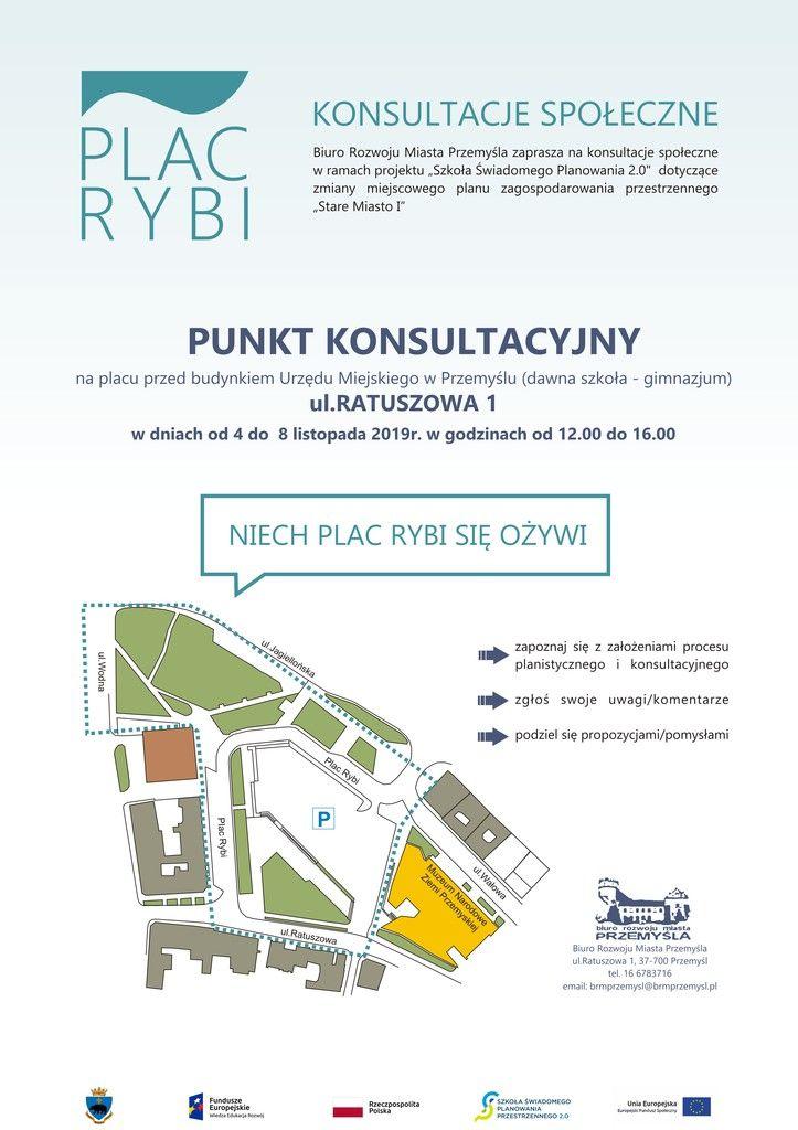 Ruszają konsultacje w sprawie Placu Rybiego