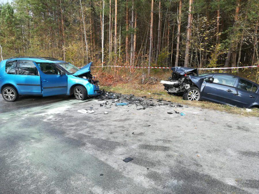 „Czołówka” skody z oplem koło Kolbuszowej. Byli ranni