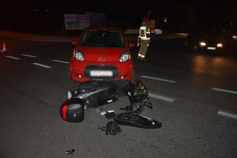 Zderzenie z motocyklistą