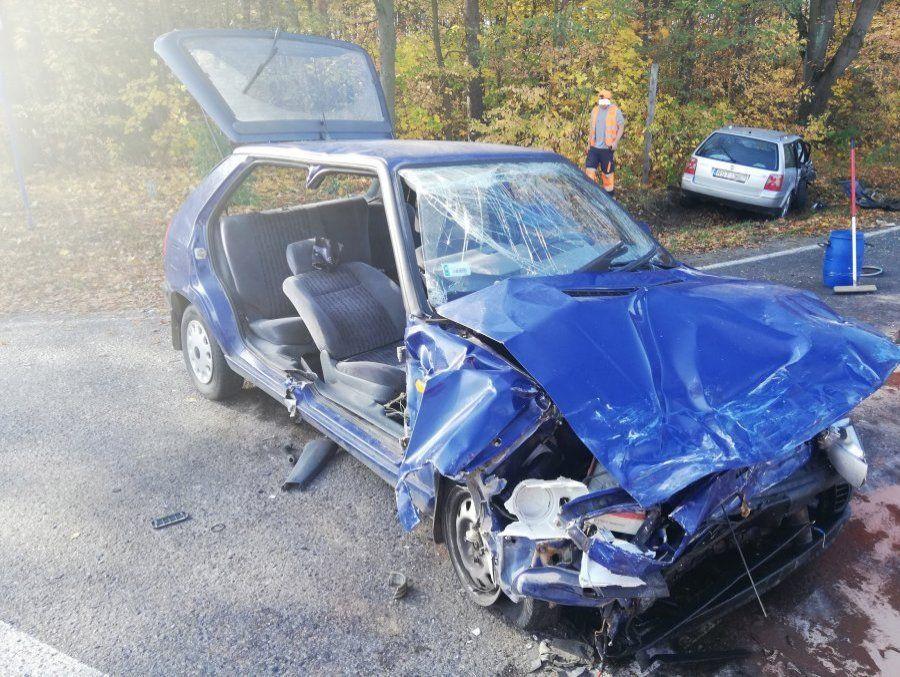 Wypadek na skrzyżowaniu. 5 osób w szpitalu, w tym niemowlę