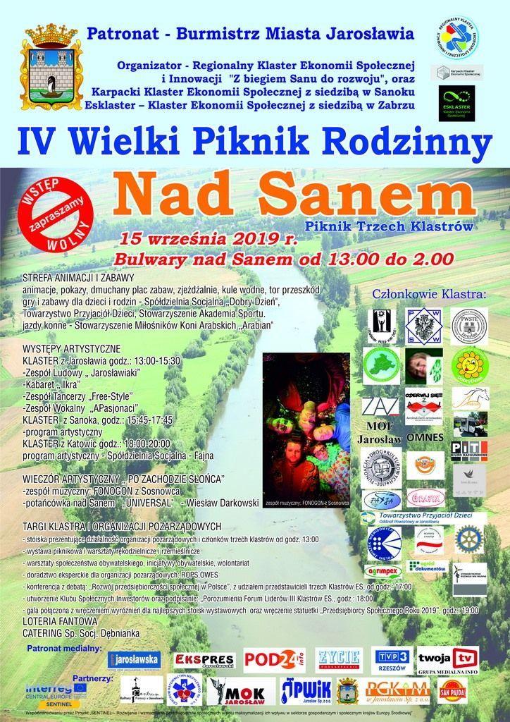 Moc atrakcji! Rodzinny piknik na bulwarach nad Sanem