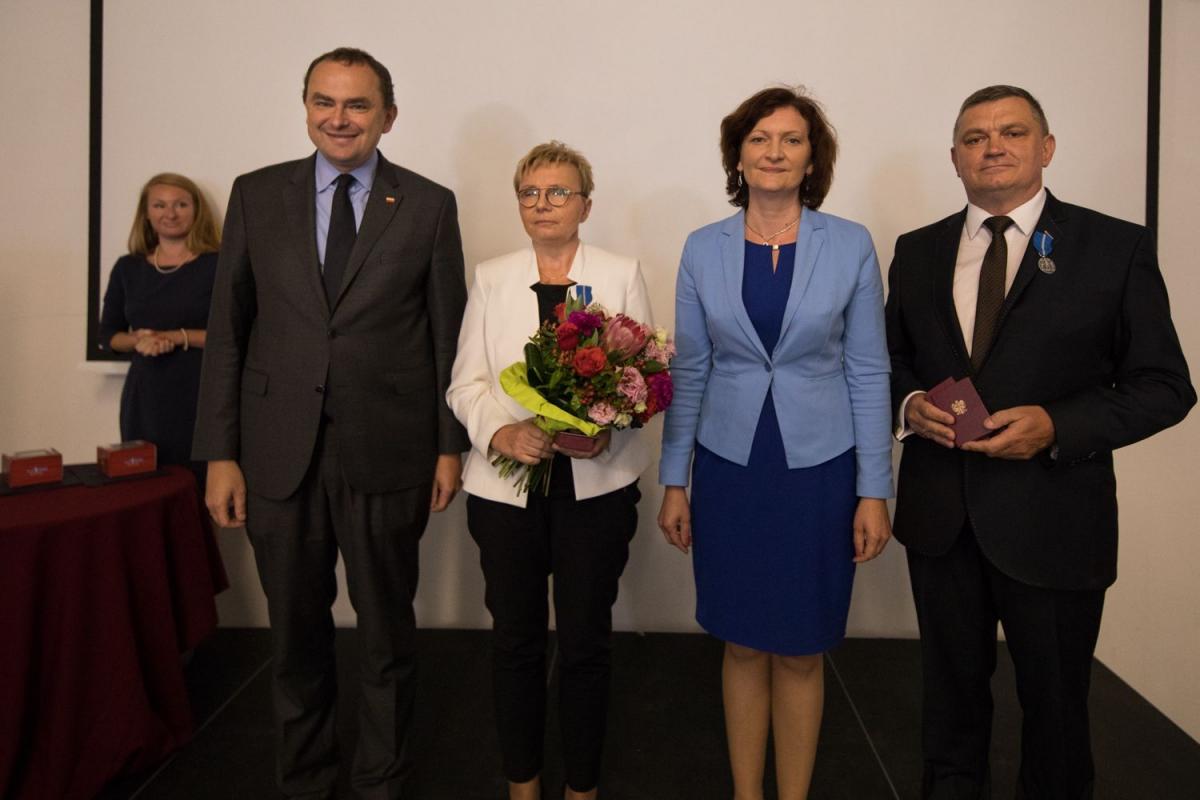 Dwoje Kresowian odznaczonych