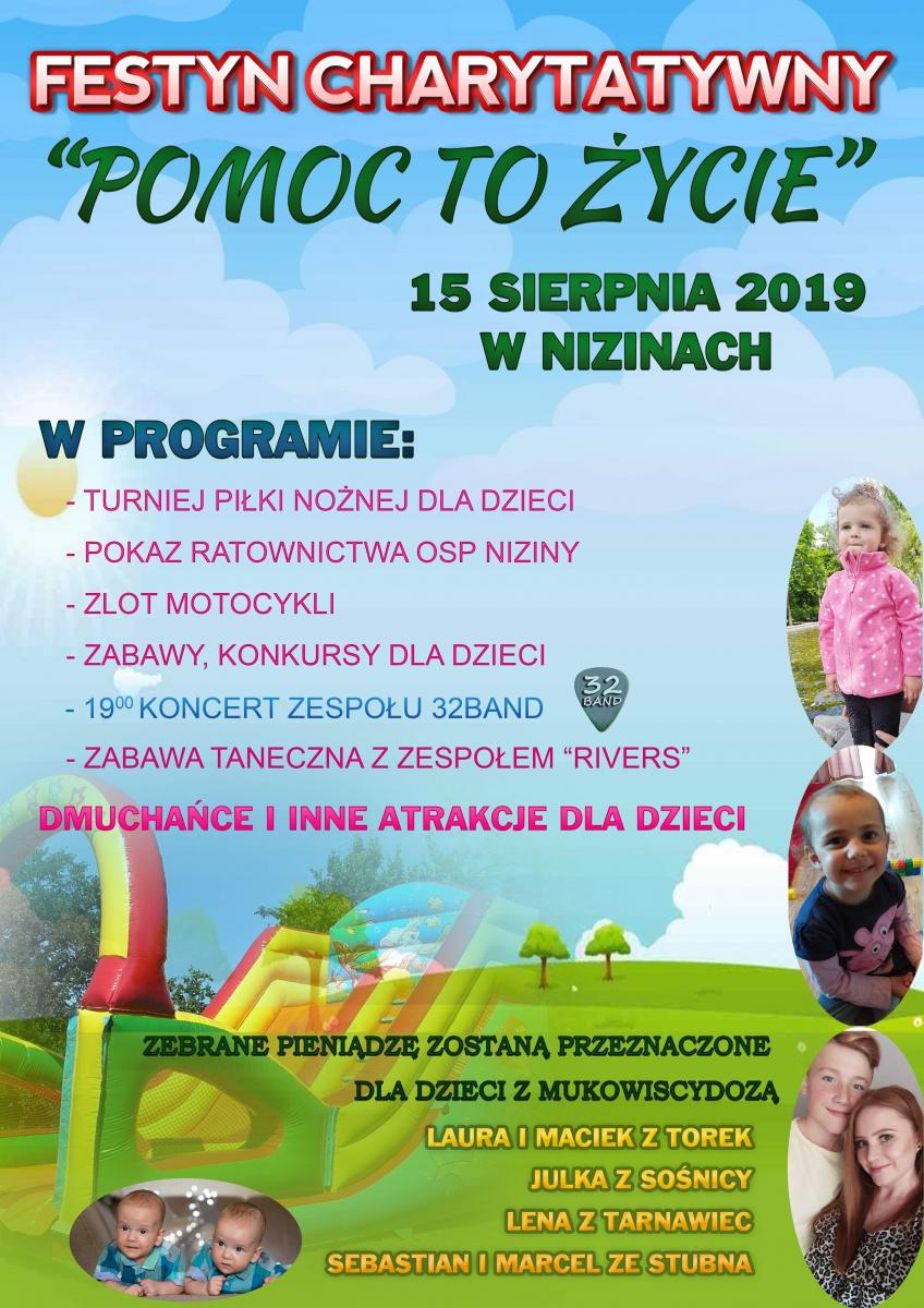 Pomoc to życie. Piknik charytatywny w Nizinach