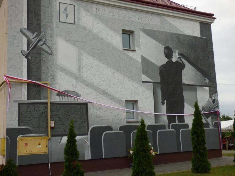 Na ścianie szkoły powstał mural