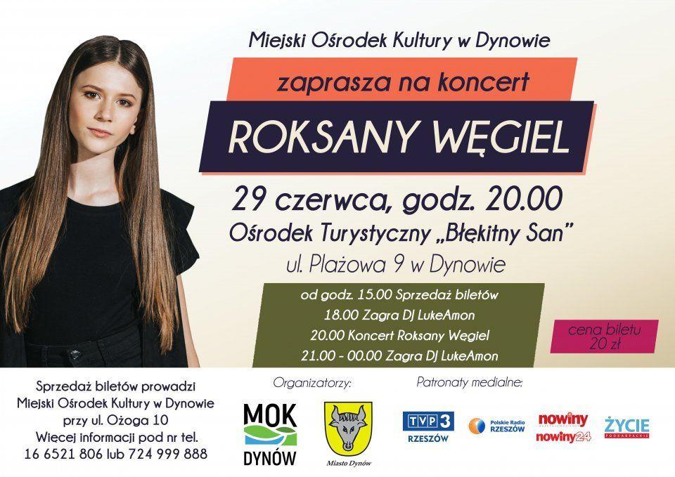 Koncert Roksany Węgiel już  ten weekend