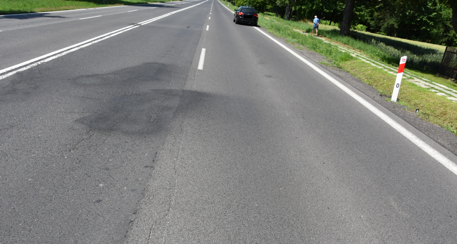 Policjanci wyjaśniają okoliczności wypadku z udziałem 66-letniego rowerzysty