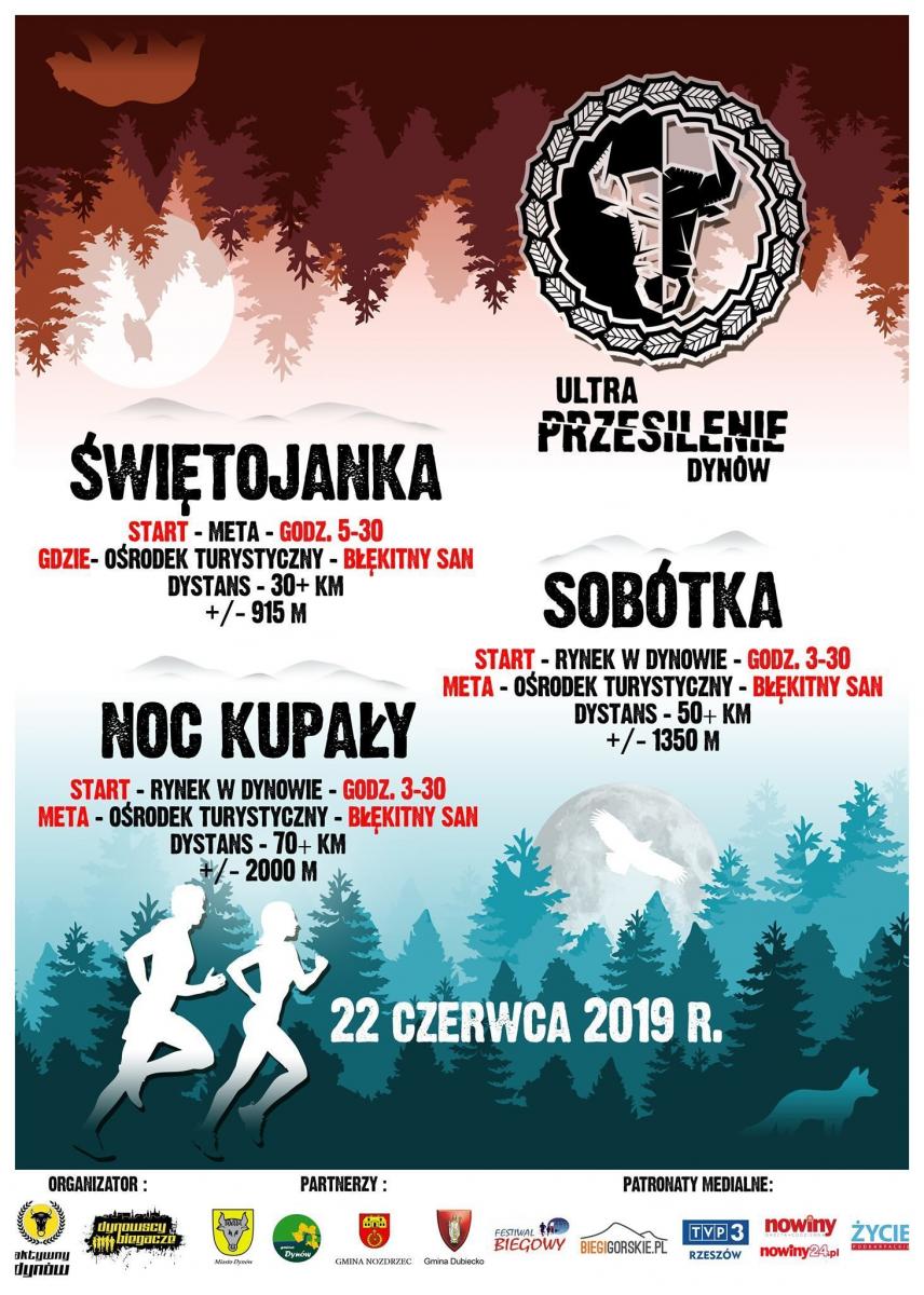 Biegowa Noc Kupały! 3. Ultra Przesilenie w Dynowie