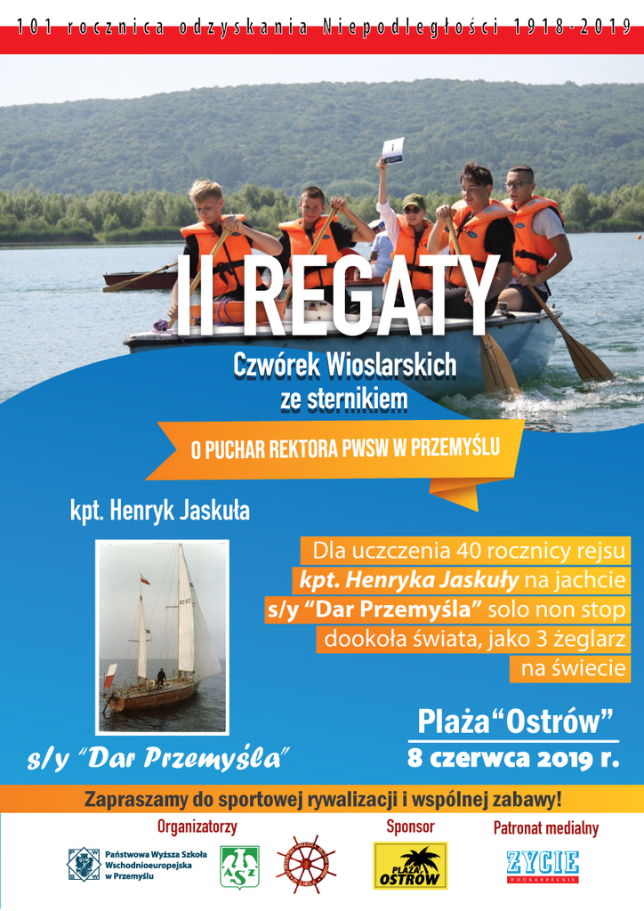 Regatami przypomną rejs kpt. Jaskuły