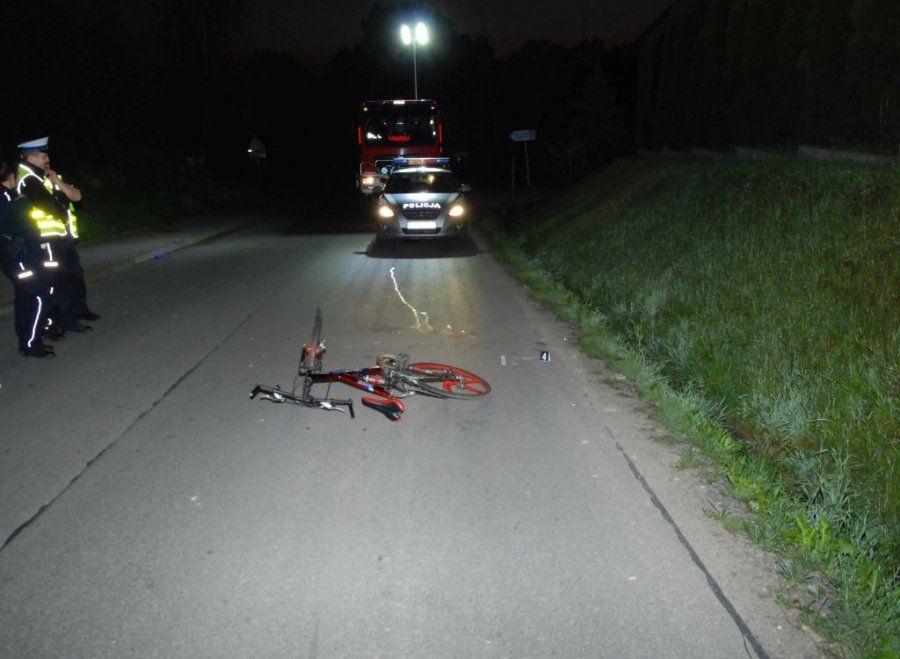 Rowerzysta śmiertelnie potrącił pieszego