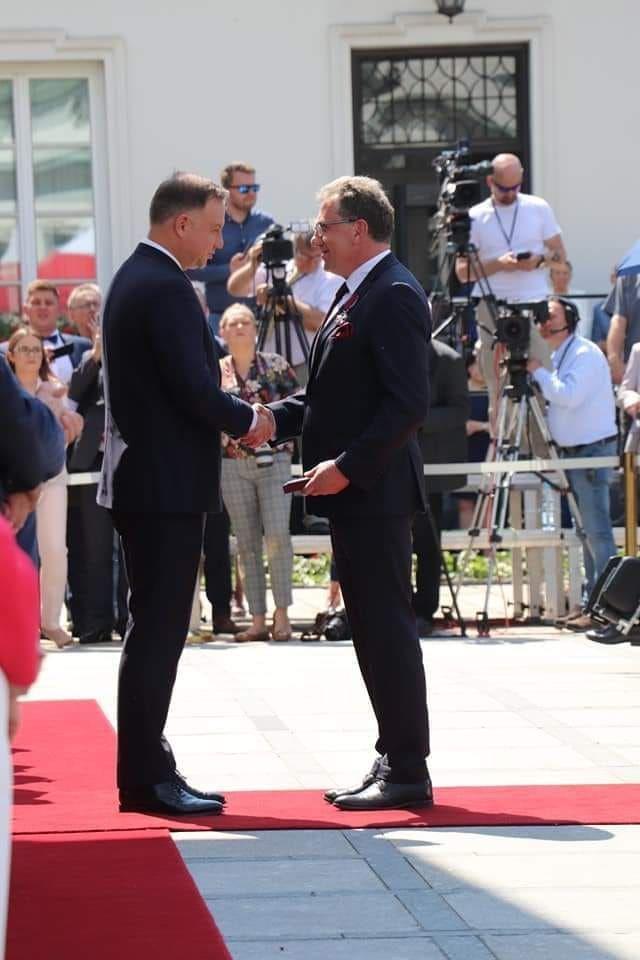 Prezydent Polski odznaczył starostę Chrzana