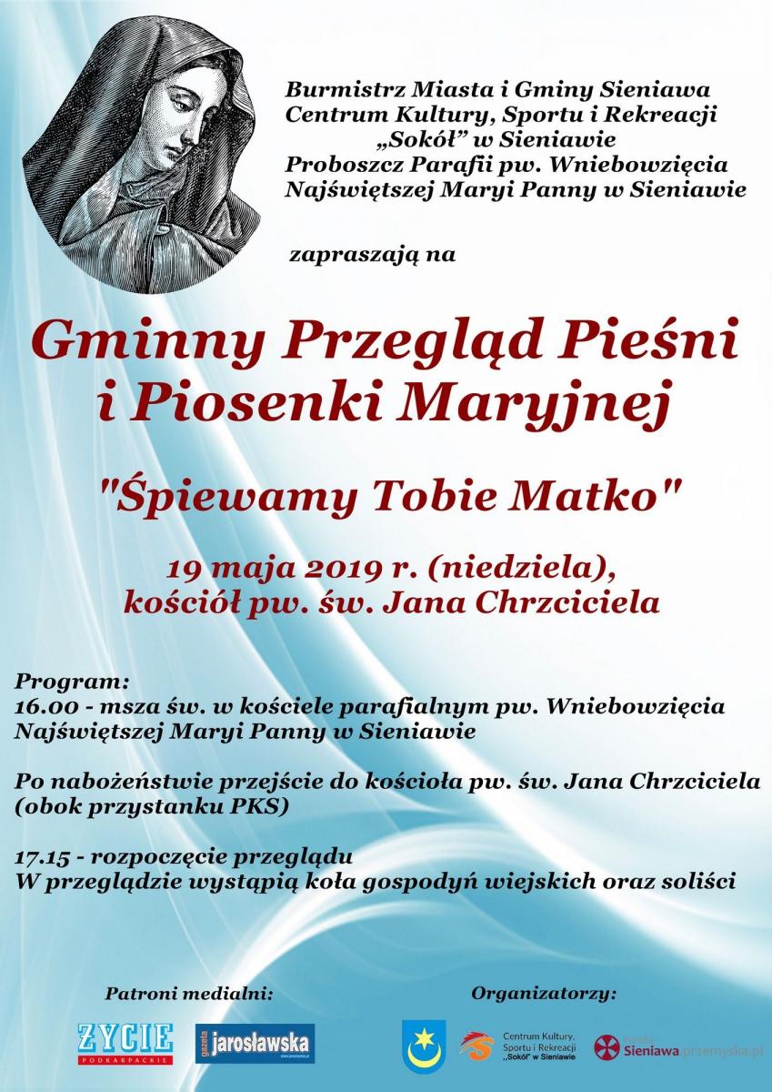 Przegląd pieśni maryjnej w Sieniawie