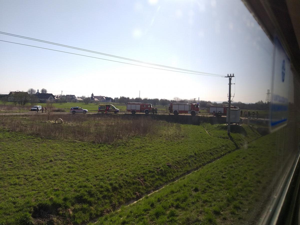 Pociąg Przemyśl - Szczecin potrącił kobietę [ZDJĘCIA]